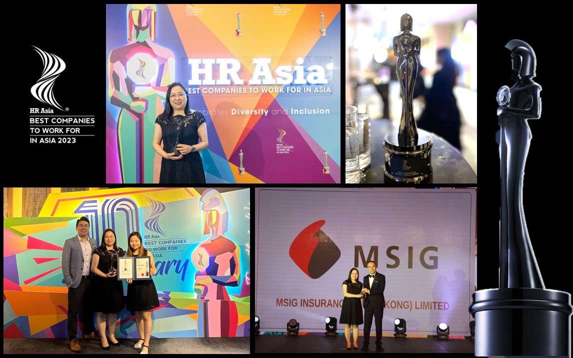 MSIG Hong Kong garners the Best Companies to Work for in Asia Hong Kong 2023 Award | MSIG Hongkong